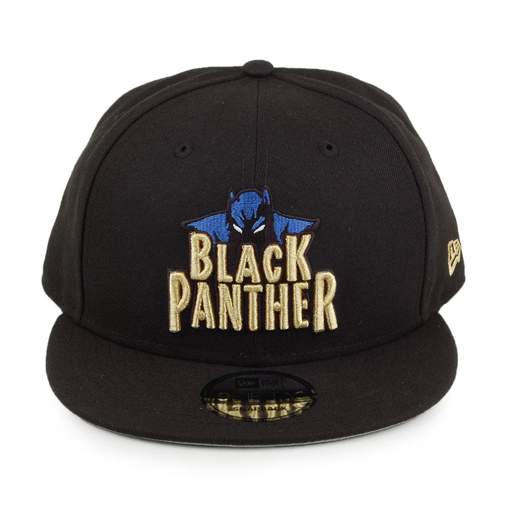 New Era 9FIFTY Black Panther Snapback Cap - Marvel - Schwarz - Image 2