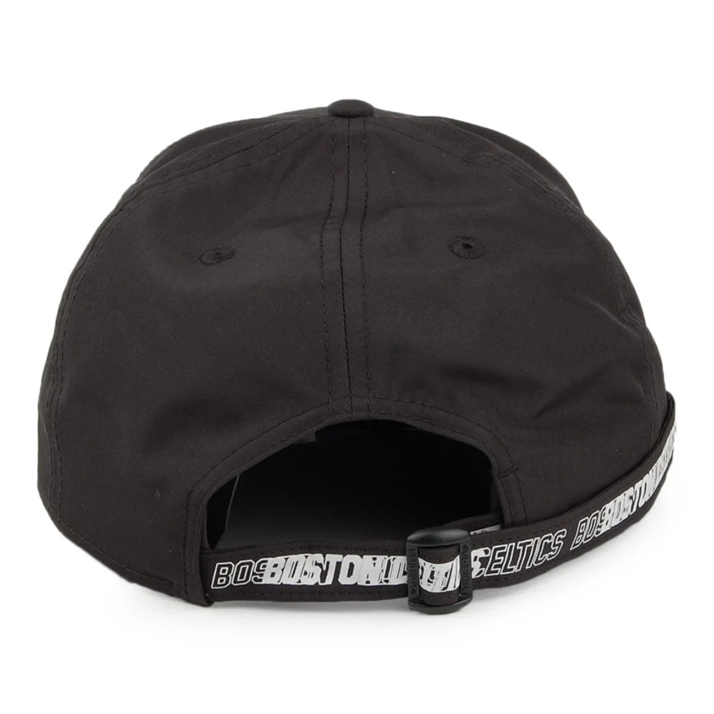 New Era 9FIFTY Boston Celtics Strapback Cap - NBA Monotape - Schwarz-Weiß - Image 4
