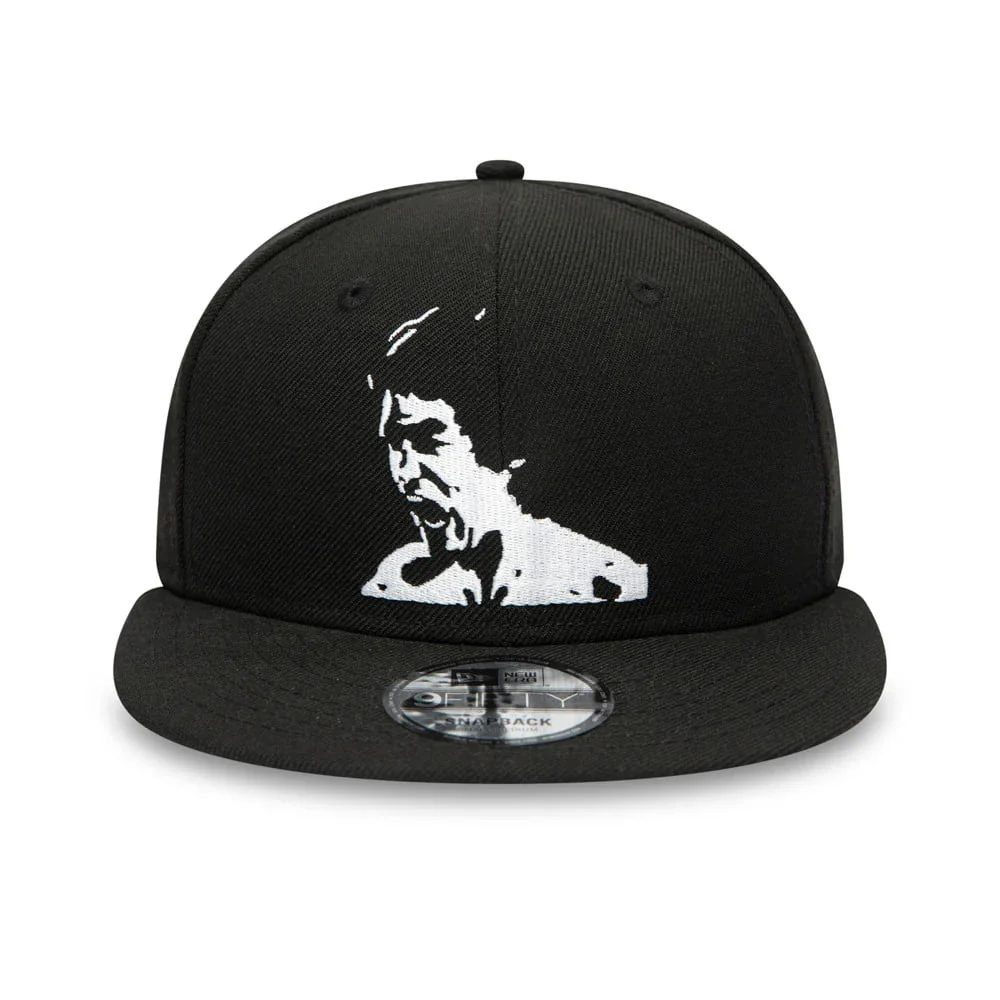 New Era 9FIFTY Bruce Lee Snapback Cap - Schwarz - Image 2