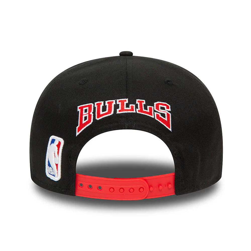 New Era 9FIFTY Chicago Bulls Snapback Cap - NBA Rear Logo - Schwarz - Image 4