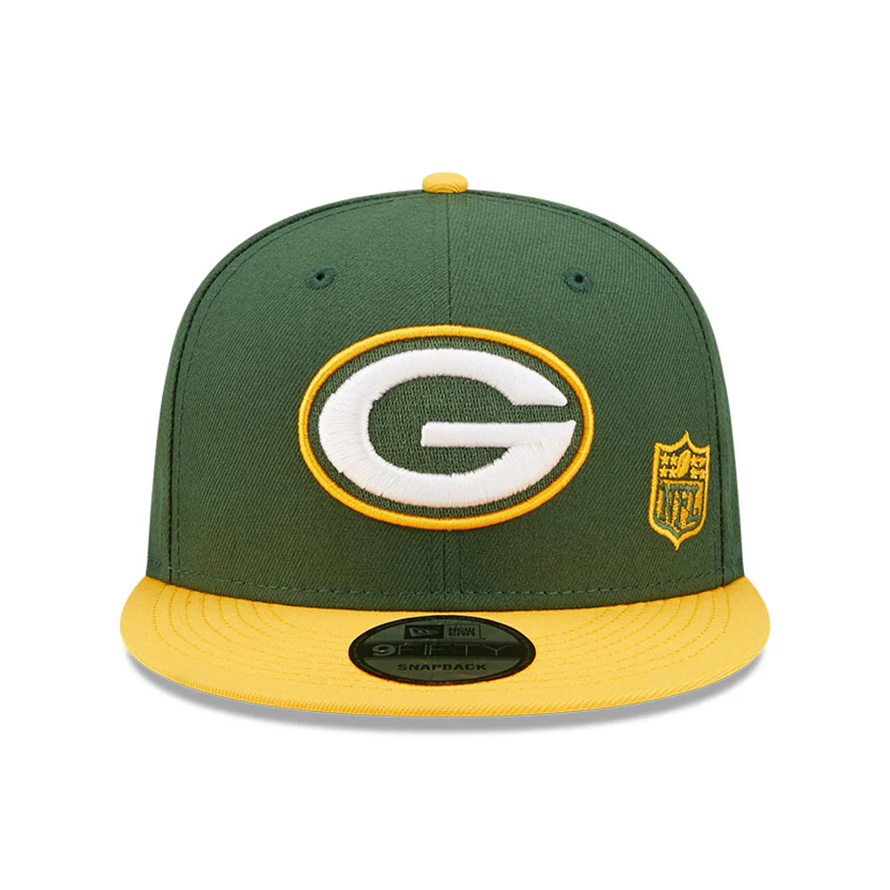 New Era 9FIFTY Green Bay Packers Snapback Cap - NFL Team Arch - Grün-Gelb - Image 2