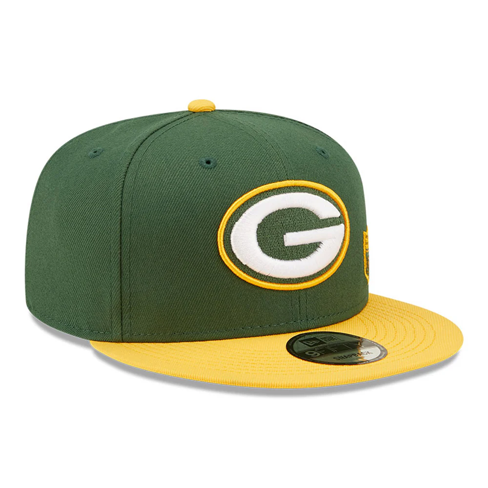 New Era 9FIFTY Green Bay Packers Snapback Cap - NFL Team Arch - Grün-Gelb - Image 3