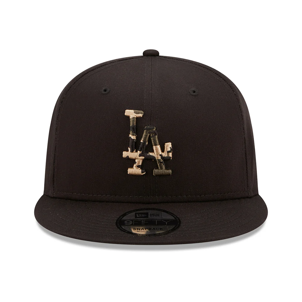 New Era 9FIFTY L.A. Dodgers Baseball Cap - MLB Camo Infill - Schwarz-Tarnfarben - Image 2