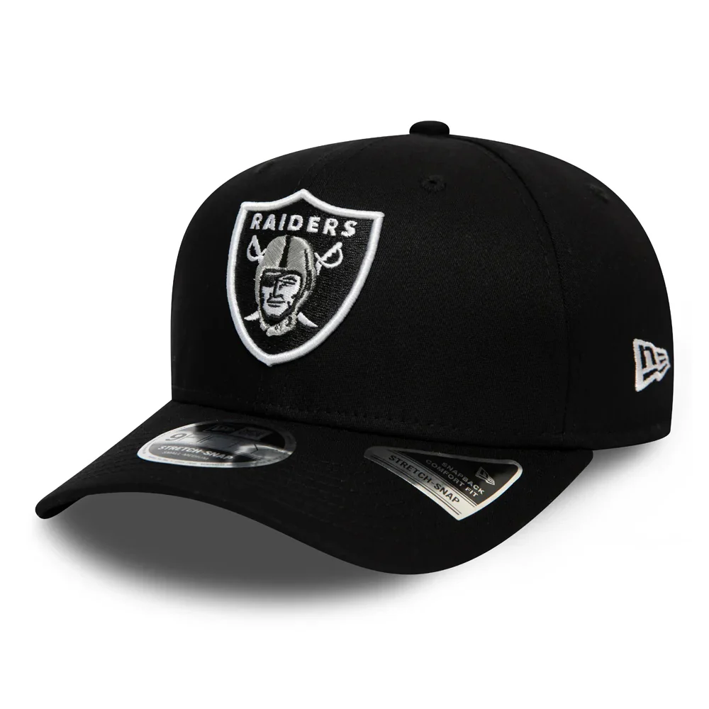 New Era 9FIFTY Las Vegas Raiders Snapback Cap - NFL Team Stretch Snap - Schwarz