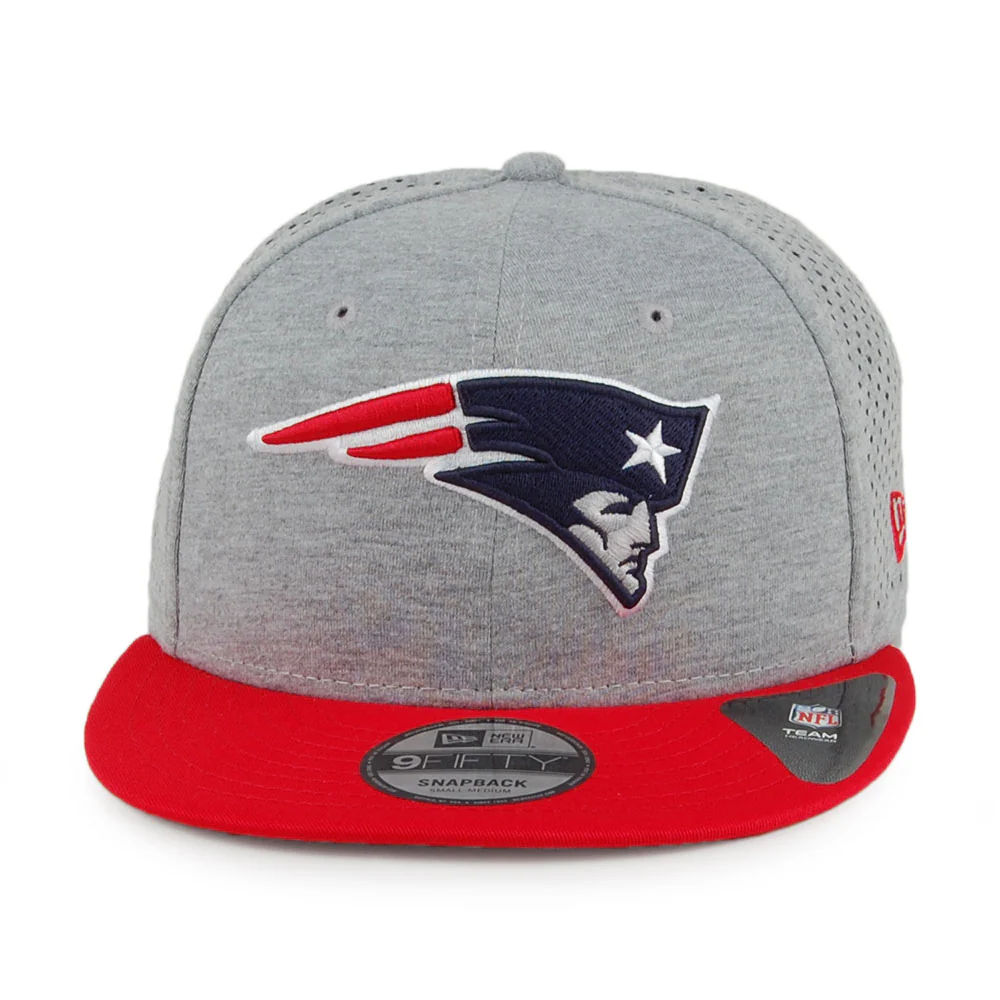 New Era 9FIFTY New England Patriots Snapback Cap - Shadow Tech - Grau-Rot - Image 2