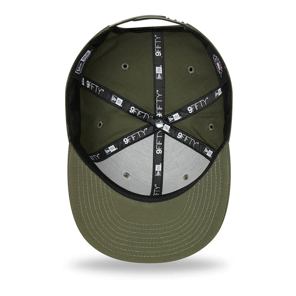 New Era 9FIFTY New York Yankees Baseball Cap - MLB Camo Infill - Olivgrün - Image 4