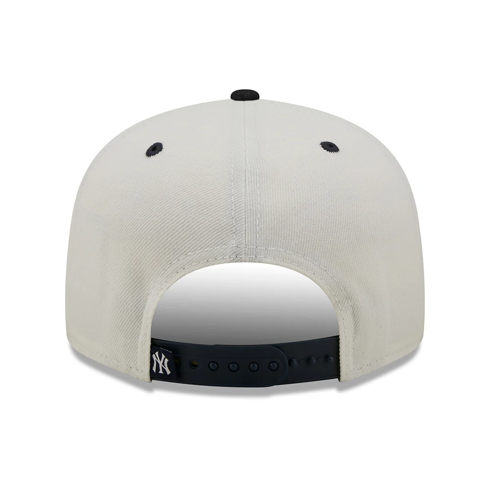 New Era 9FIFTY New York Yankees Baseball Cap - MLB White Crown - Weiß-Marineblau - Image 3