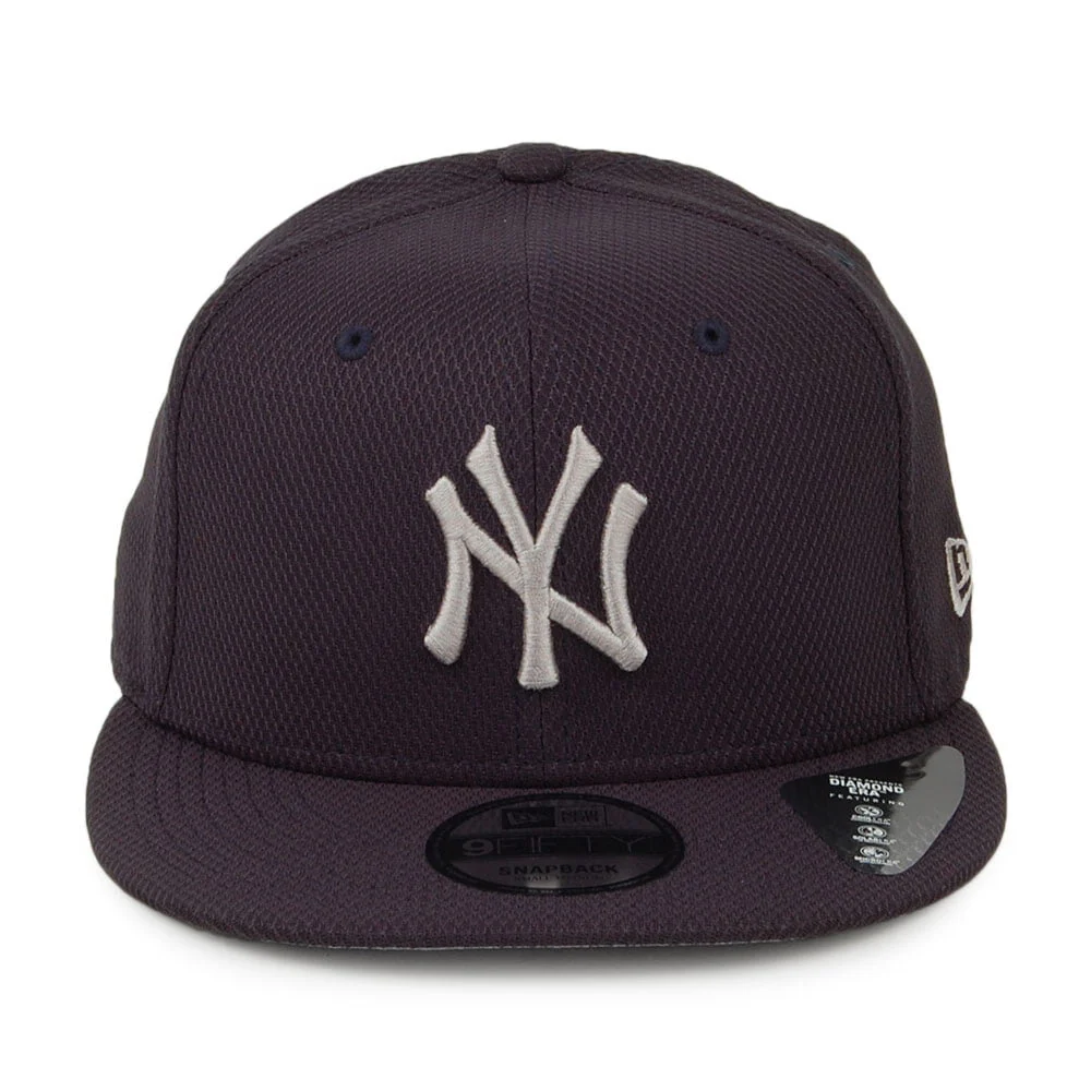 New Era 9FIFTY New York Yankees Snapback Cap MLB Diamond Era Essential - Dunkelblau-Grau - Image 2