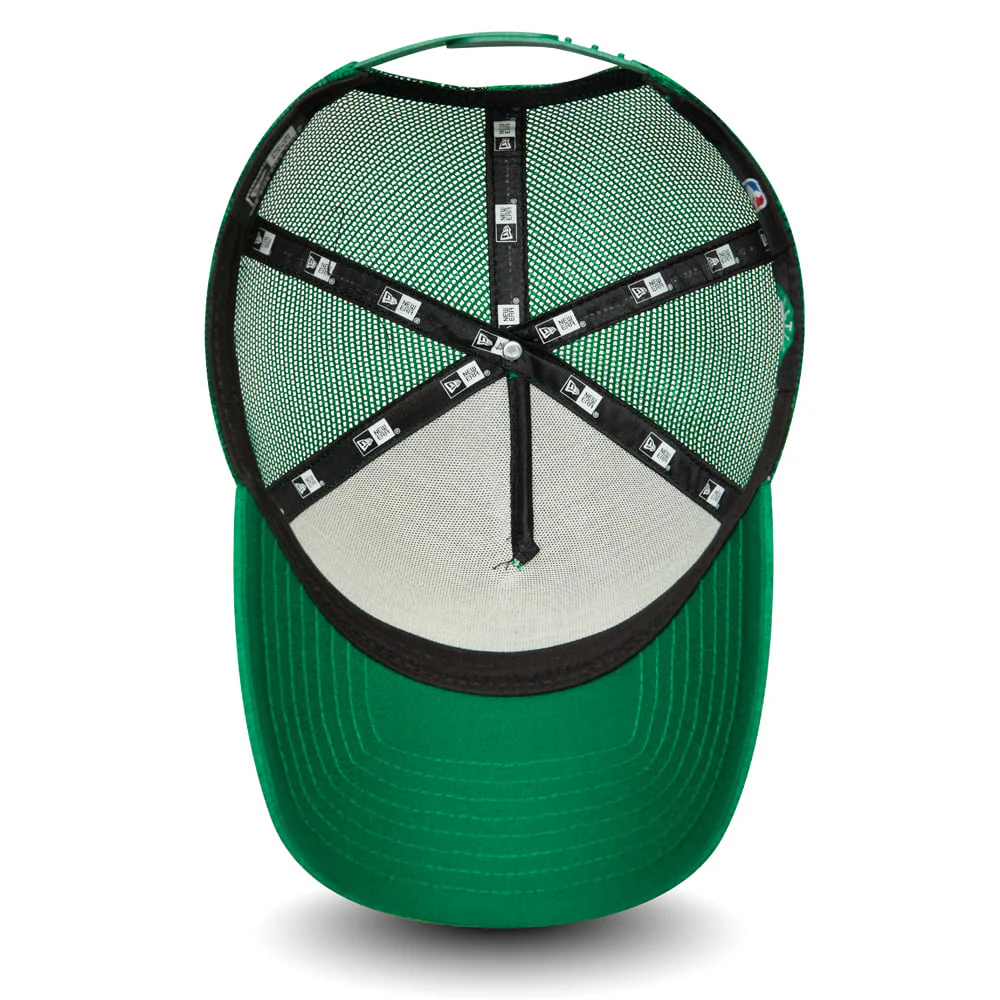 New Era 9FORTY A-Frame Boston Celtics Trucker Cap - NBA Shadow Tech - Grün - Image 3