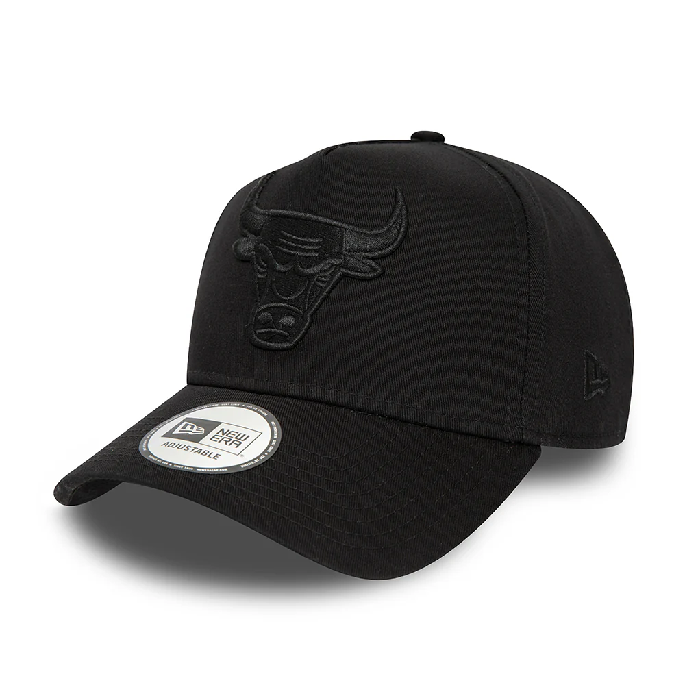 New Era 9FORTY A-Frame Chicago Bulls Snapback Cap - NBA Seasonal - Schwarz