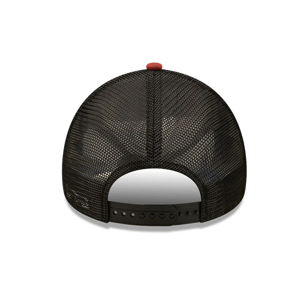 New Era 9FORTY A-Frame Chicago Bulls Trucker Cap - NBA Summer City - Rot-Schwarz - Image 3