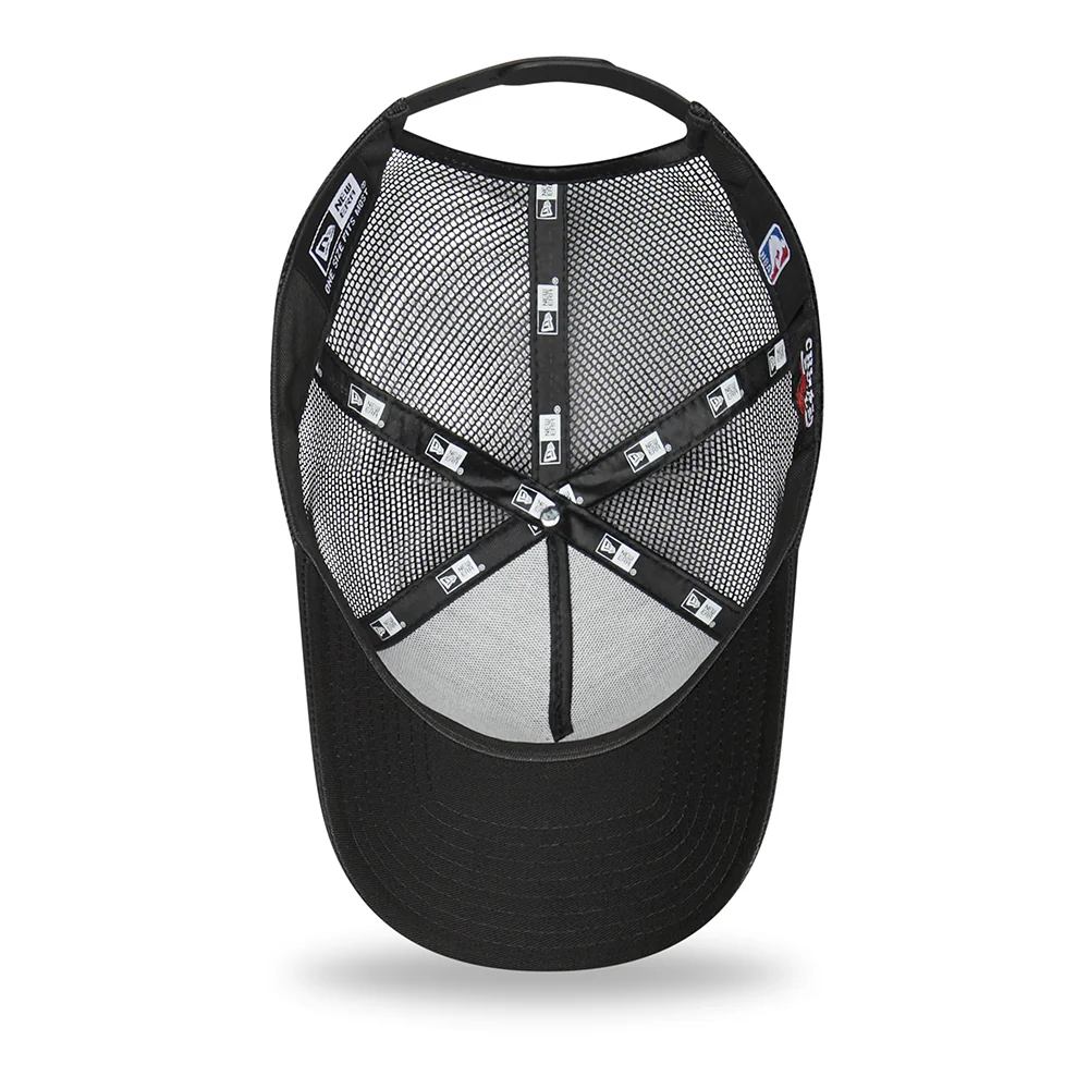New Era 9FORTY A-Frame Chicago Bulls Trucker Cap - NBA Tonal Black - Schwarz - Image 5
