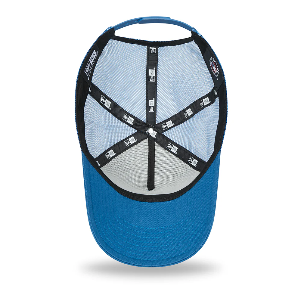 New Era 9FORTY A-Frame L.A. Dodgers Trucker Cap - MLB Tonal Mesh - Blau - Image 4