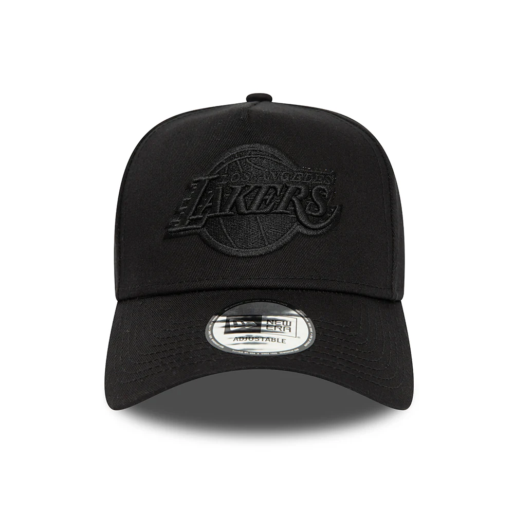 New Era 9FORTY A-Frame L.A. Lakers Snapback Cap - NBA Seasonal - Schwarz - Image 2