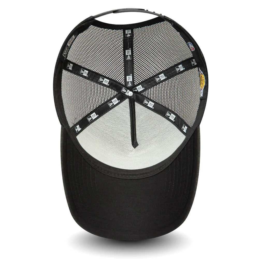 New Era 9FORTY A-Frame L.A. Lakers Trucker Cap - NBA Shadow Tech - Schwarz - Image 3