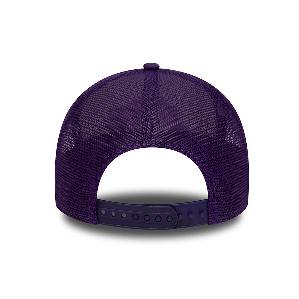 New Era 9FORTY A-Frame L.A. Lakers Trucker Cap - NBA Team Colour Block - Weiß-Lila - Image 4