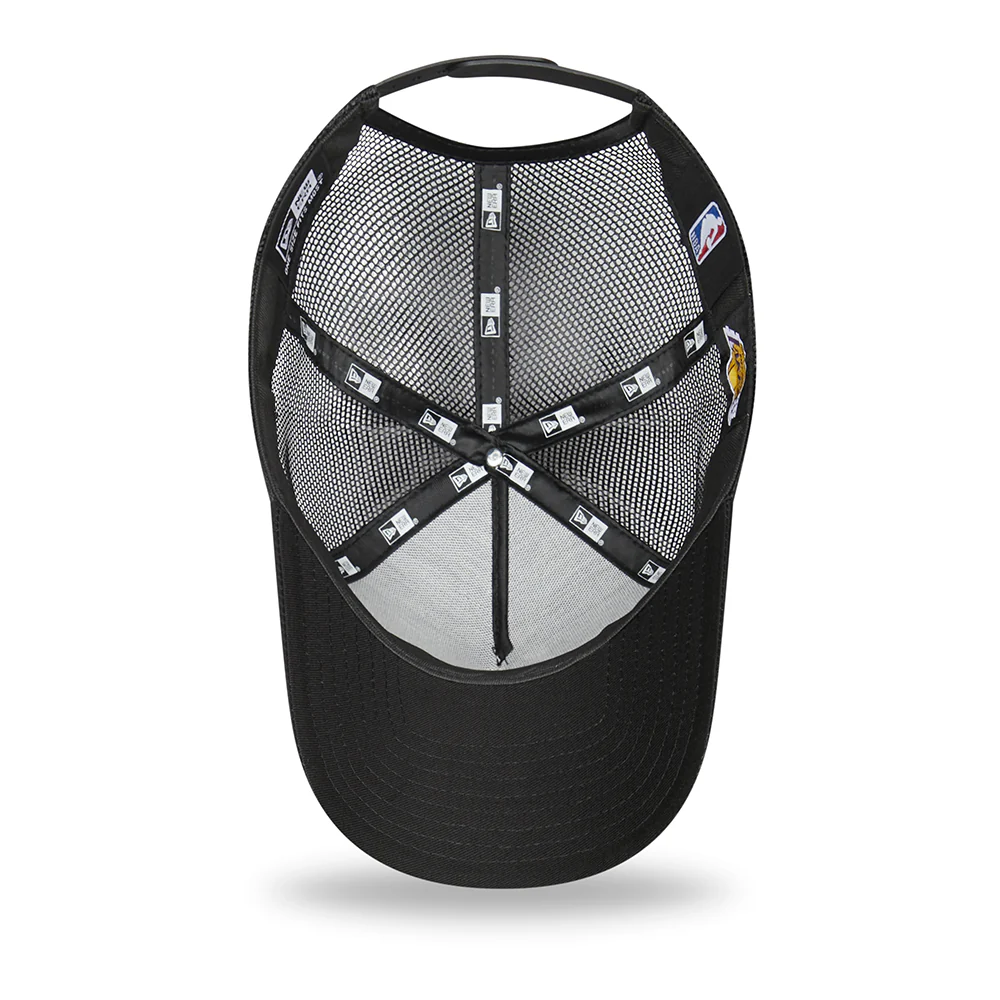 New Era 9FORTY A-Frame L.A. Lakers Trucker Cap - NBA Tonal Black - Schwarz - Image 5