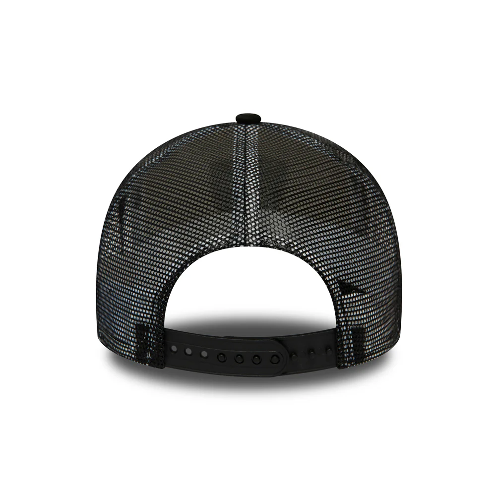 New Era 9FORTY A-Frame Las Vegas Raiders Trucker Cap - NFL Team Colour Block - Schwarz-Weiß - Image 4