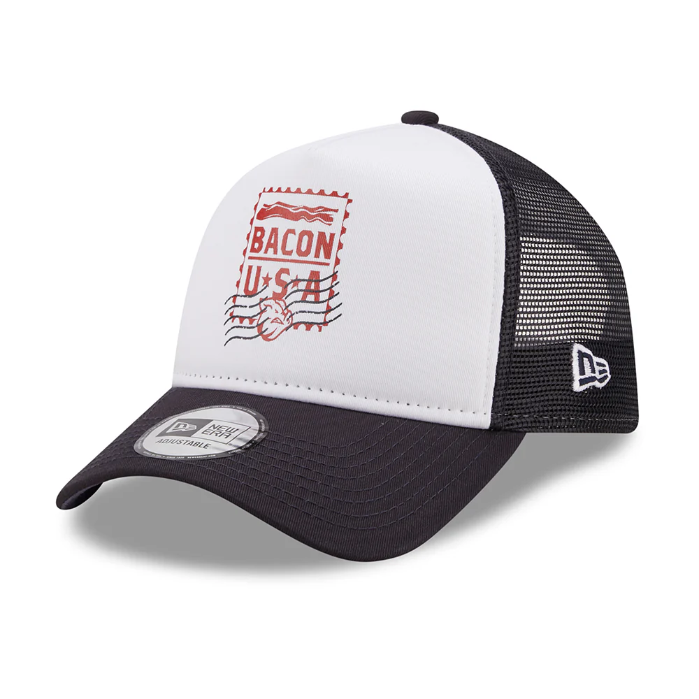 New Era 9FORTY A-Frame Lehig Valley IronPigs Trucker Cap - Minor League - Marineblau