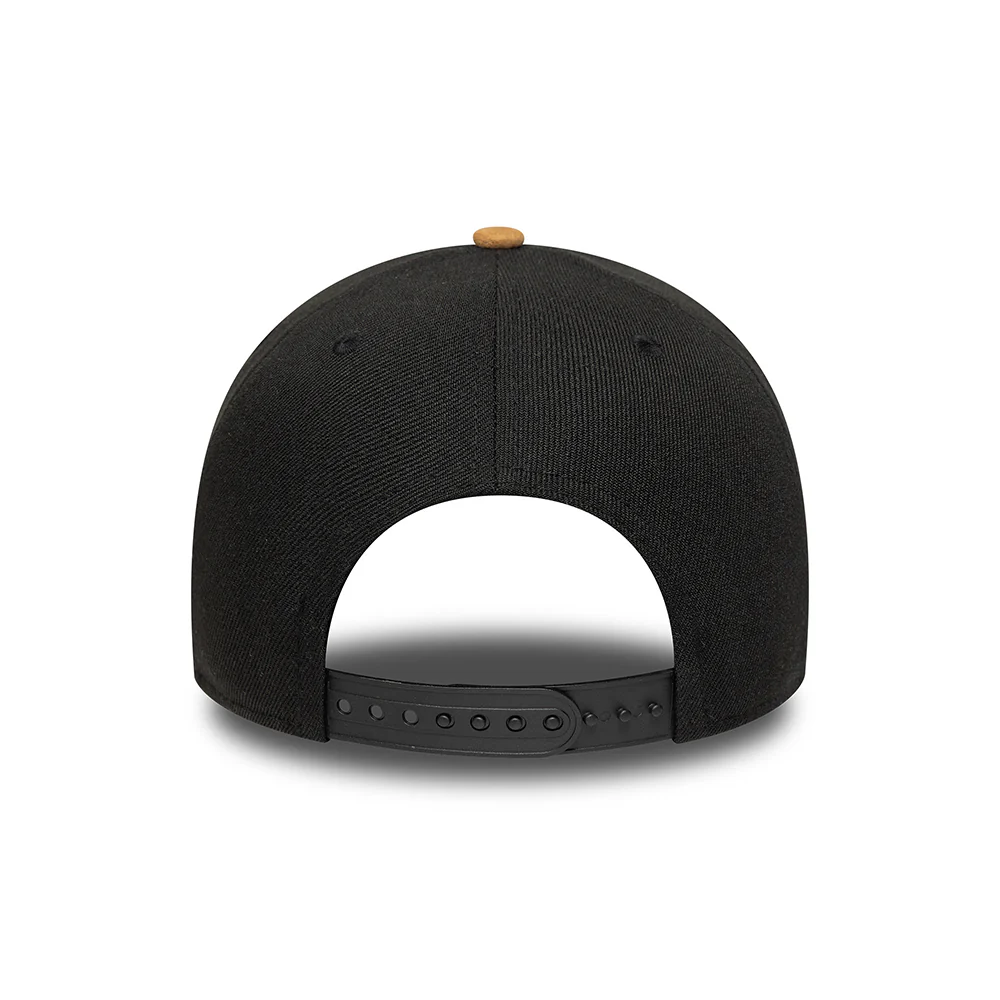New Era 9FORTY A-Frame New York Yankees Snapback Cap - MLB Suede Visor - Schwarz-Kamel - Image 4
