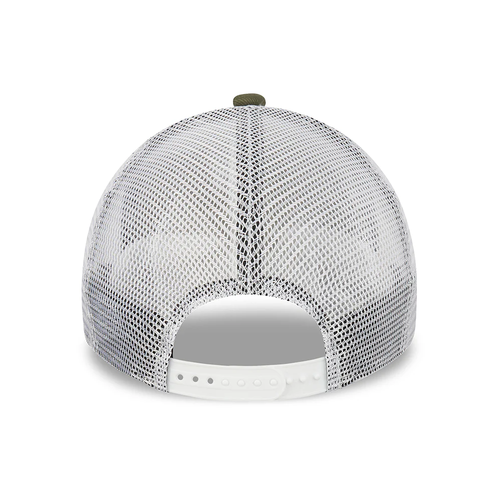 New Era A-Frame New York Yankees Trucker Cap - MLB League Essential II - Olivgrün-Weiß - Image 4