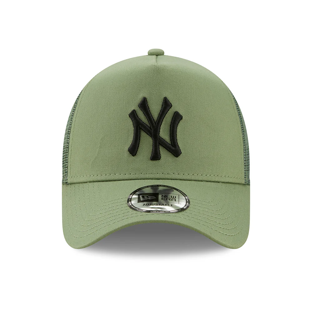 New Era 9FORTY A-Frame New York Yankees Trucker Cap - MLB League Essential - Jadegrün-Schwarz - Image 2