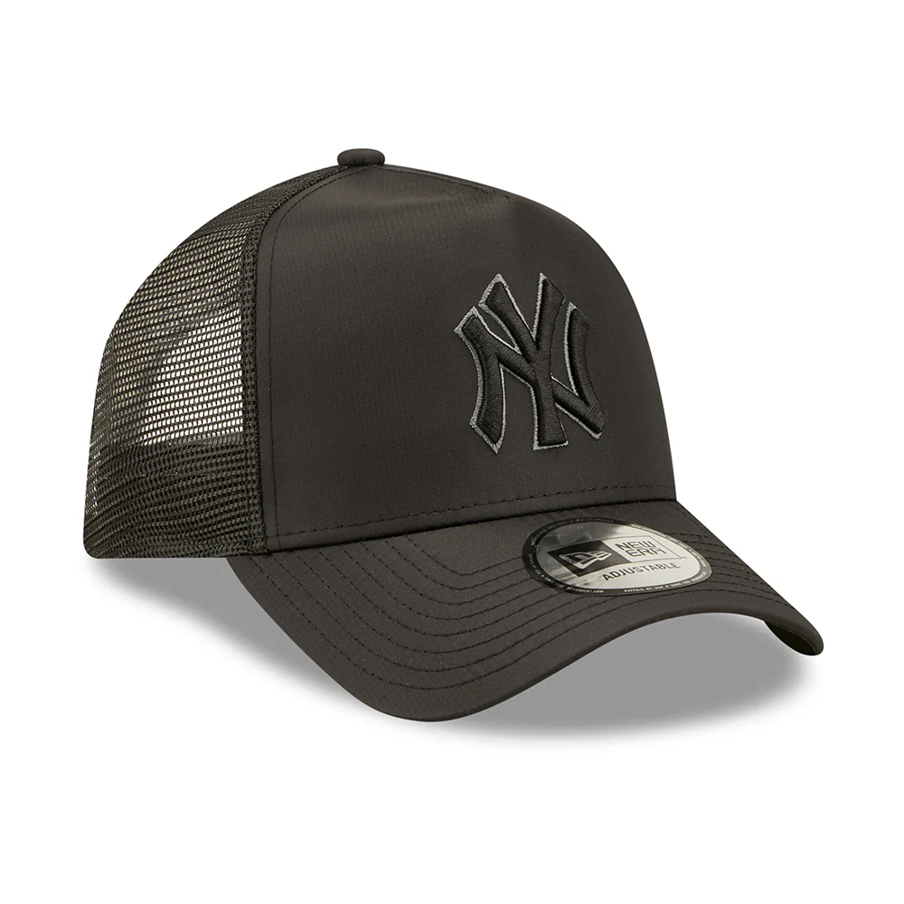New Era 9FORTY A-Frame New York Yankees Trucker Cap - MLB Tonal Black - Schwarz - Image 3
