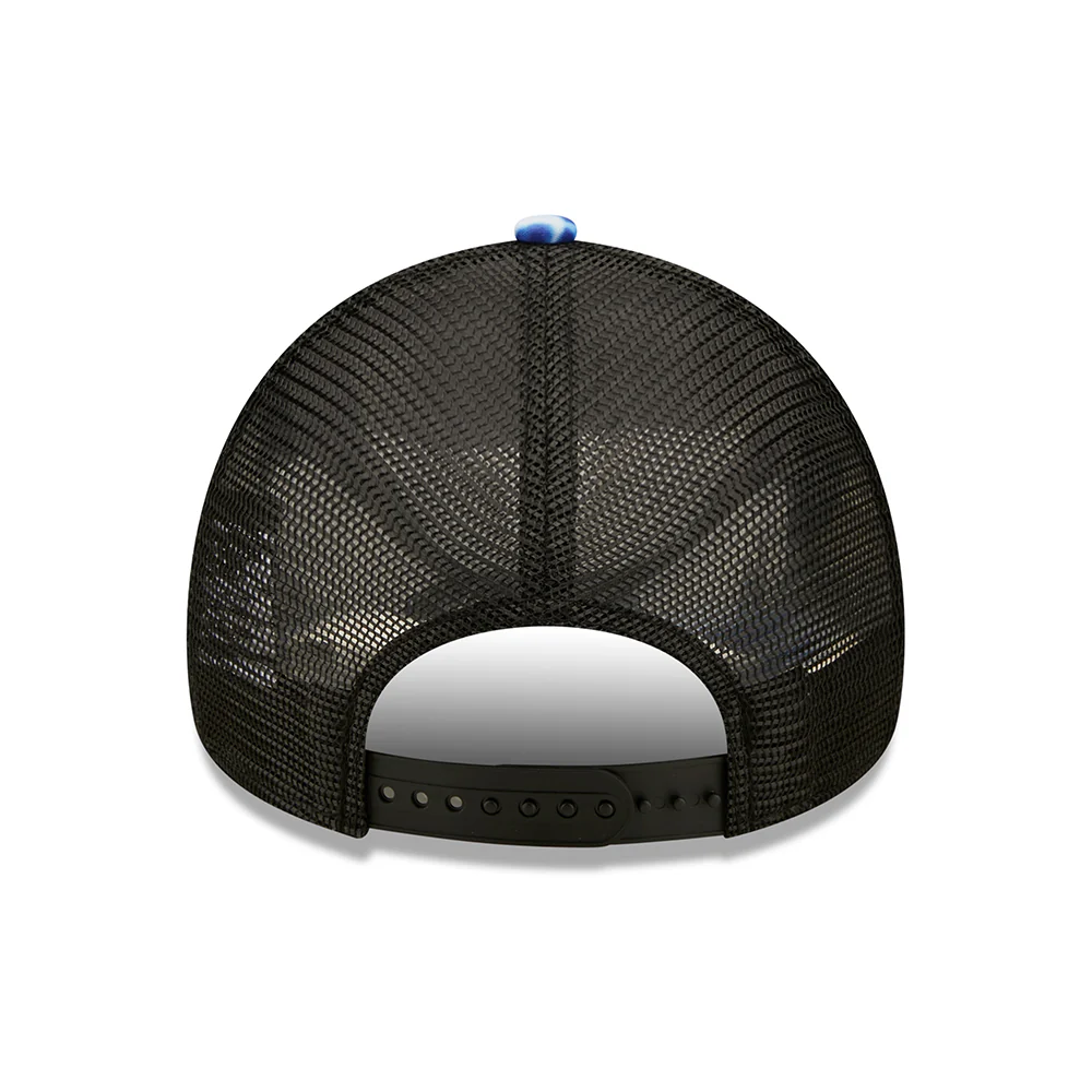 New Era 9FORTY A-Frame New York Yankees Trucker Cap - Summer City - Lila-Schwarz - Image 3