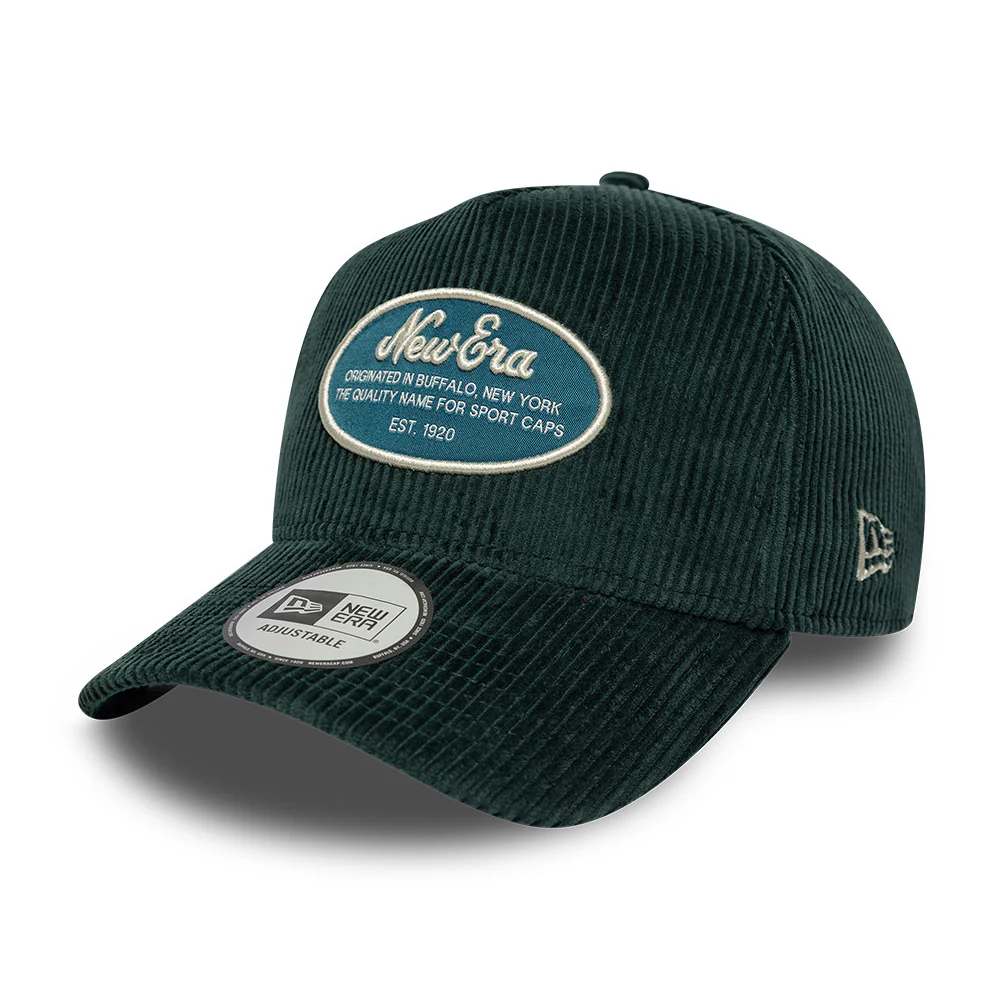New Era 9FORTY A-Frame Snapback Cap - NE Patch Cord - Tiefes Türkis