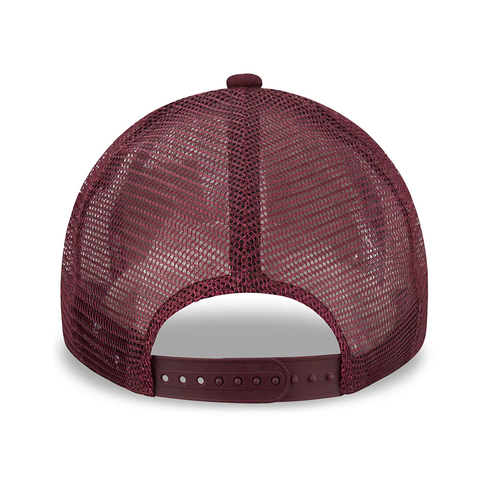 New Era 9FORTY A-Frame Trucker Cap - Heritage Patch - Kastanienbraun - Image 4