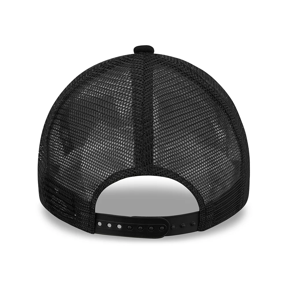 New Era 9FORTY A-Frame Trucker Cap - Heritage Patch - Schwarz - Image 4