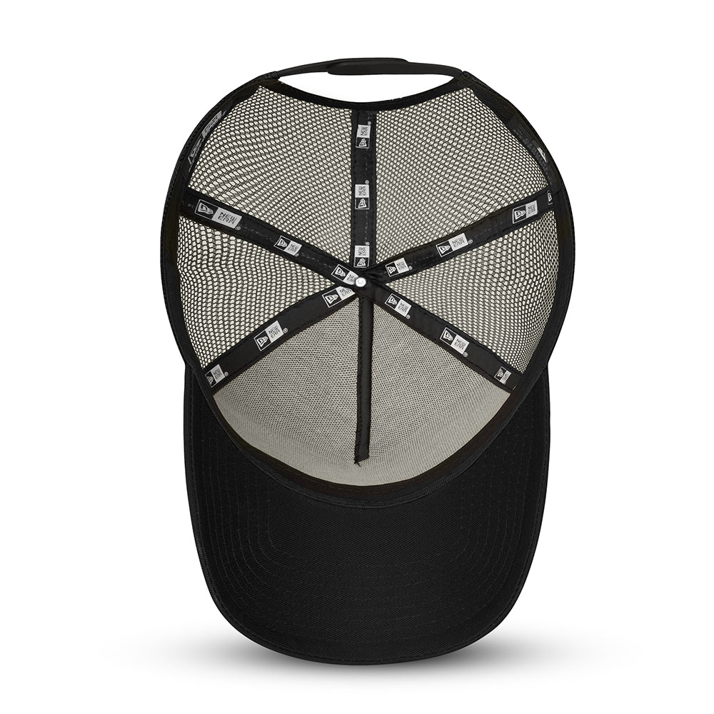 New Era 9FORTY A-Frame Trucker Cap - Heritage Patch - Schwarz - Image 5