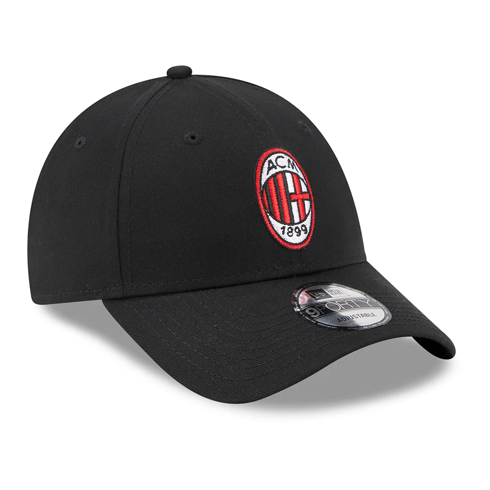 New Era 9FORTY AC Milan Baseball Cap - Core - Schwarz - Image 3