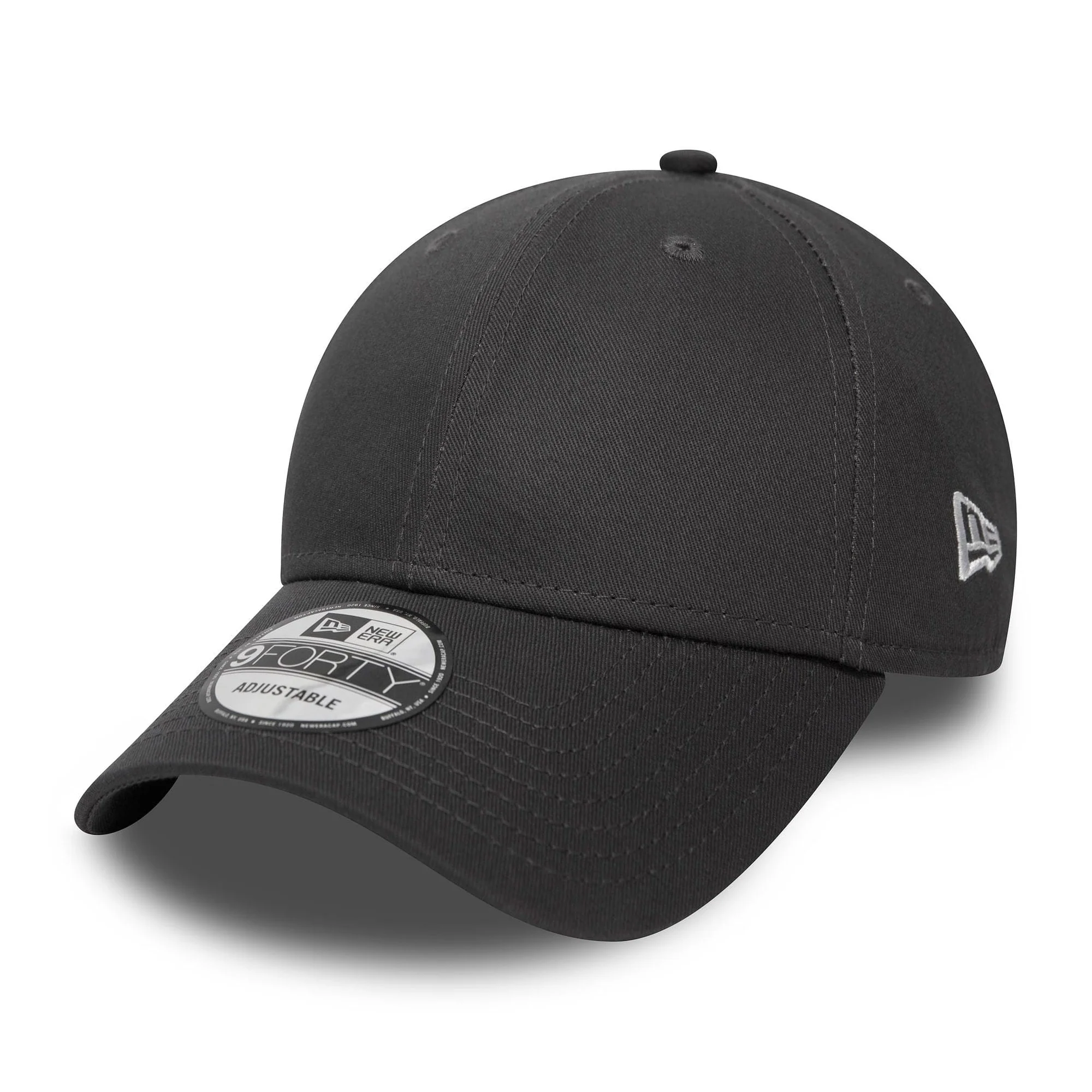 New Era 9FORTY Blank Baseball Cap - Flag Collection - Anthrazit