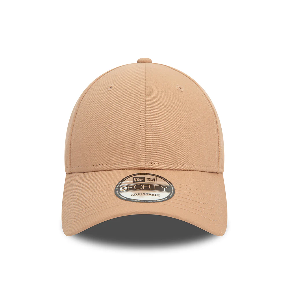 New Era 9FORTY Blank Baseball Cap aus Baumwolle - NE Essential - Taupe - Image 2