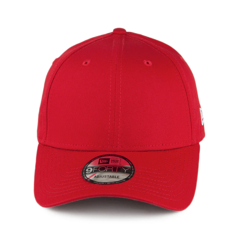 New Era 9FORTY Blank Baseball Cap - Flag Collection - Rot - Image 2