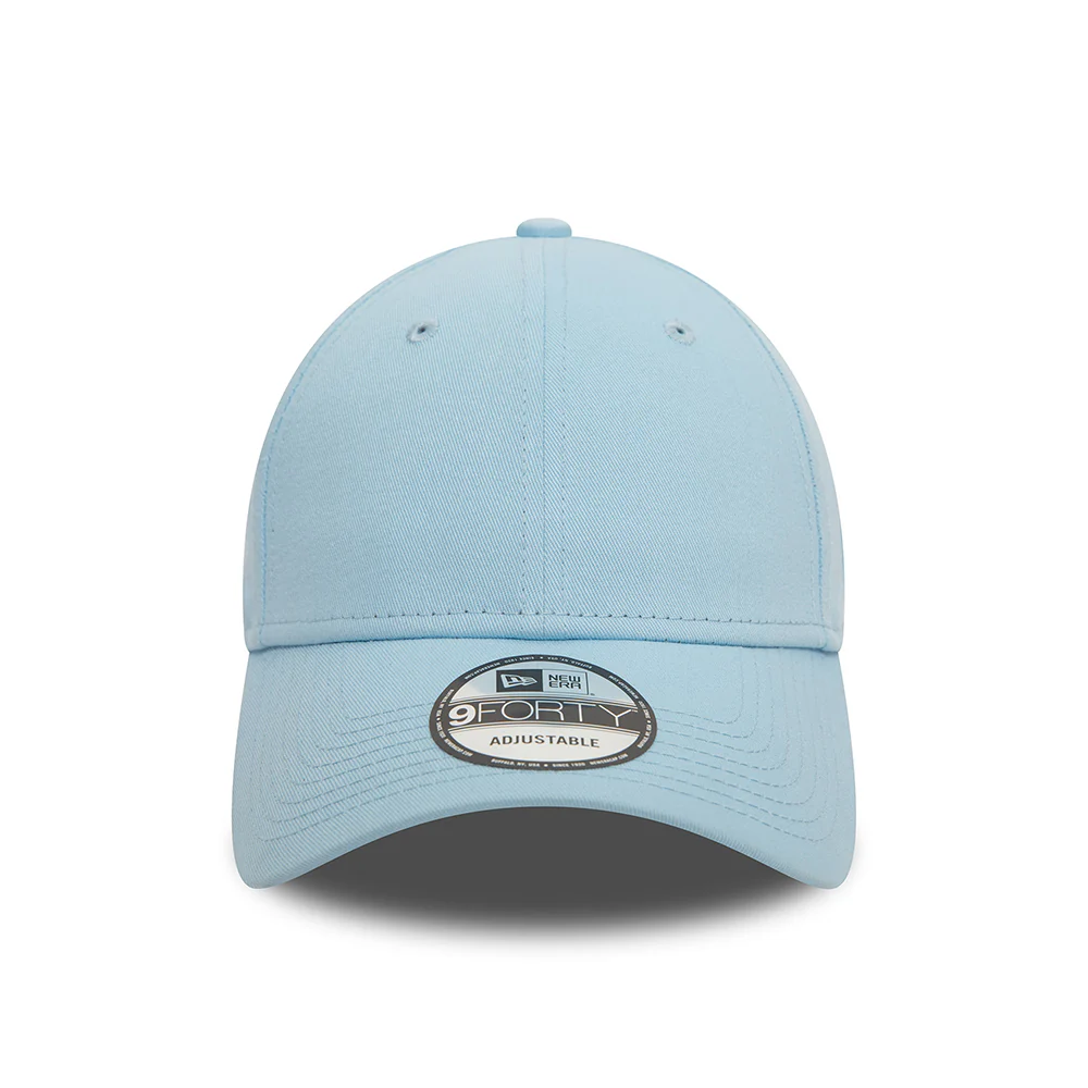 New Era 9FORTY Blank Baseball Cap aus Baumwolle - NE Essential - Eisblau - Image 2