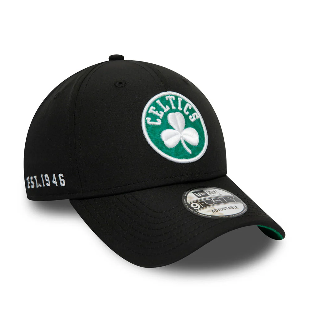 New Era 9FORTY Boston Celtics Baseball Cap - NBA Hook - Schwarz - Image 3
