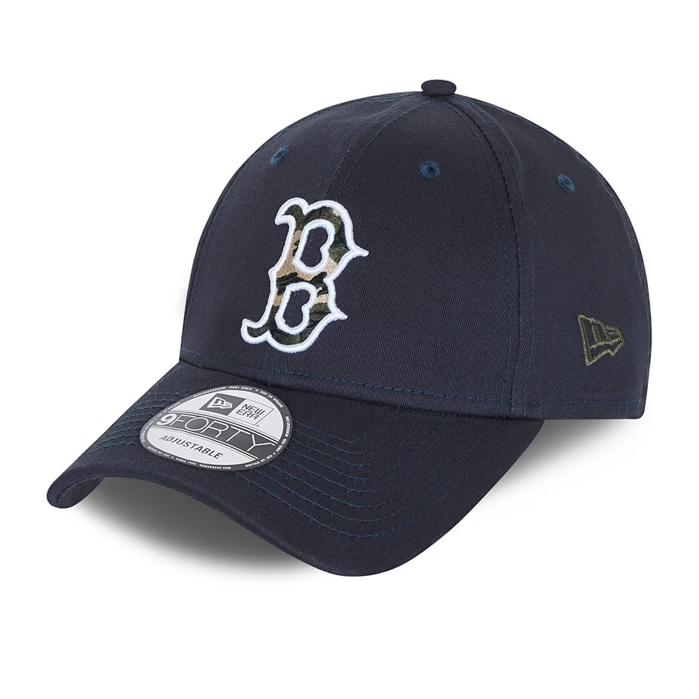 New Era 9FORTY Boston Red Sox Baseball Cap MLB Camo Infill II - Marineblau