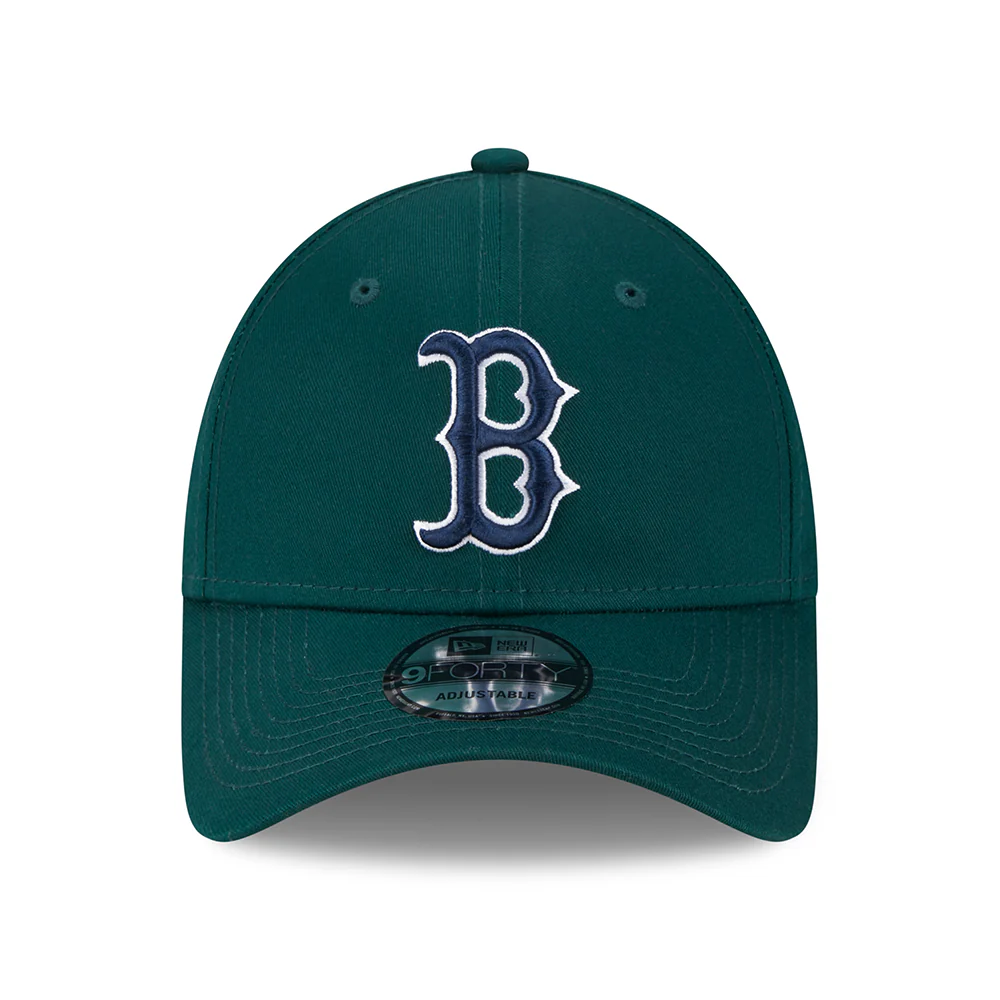 New Era 9FORTY Boston Red Sox Baseball Cap - MLB League Essential - Dunkelgrün-Marineblau - Image 2