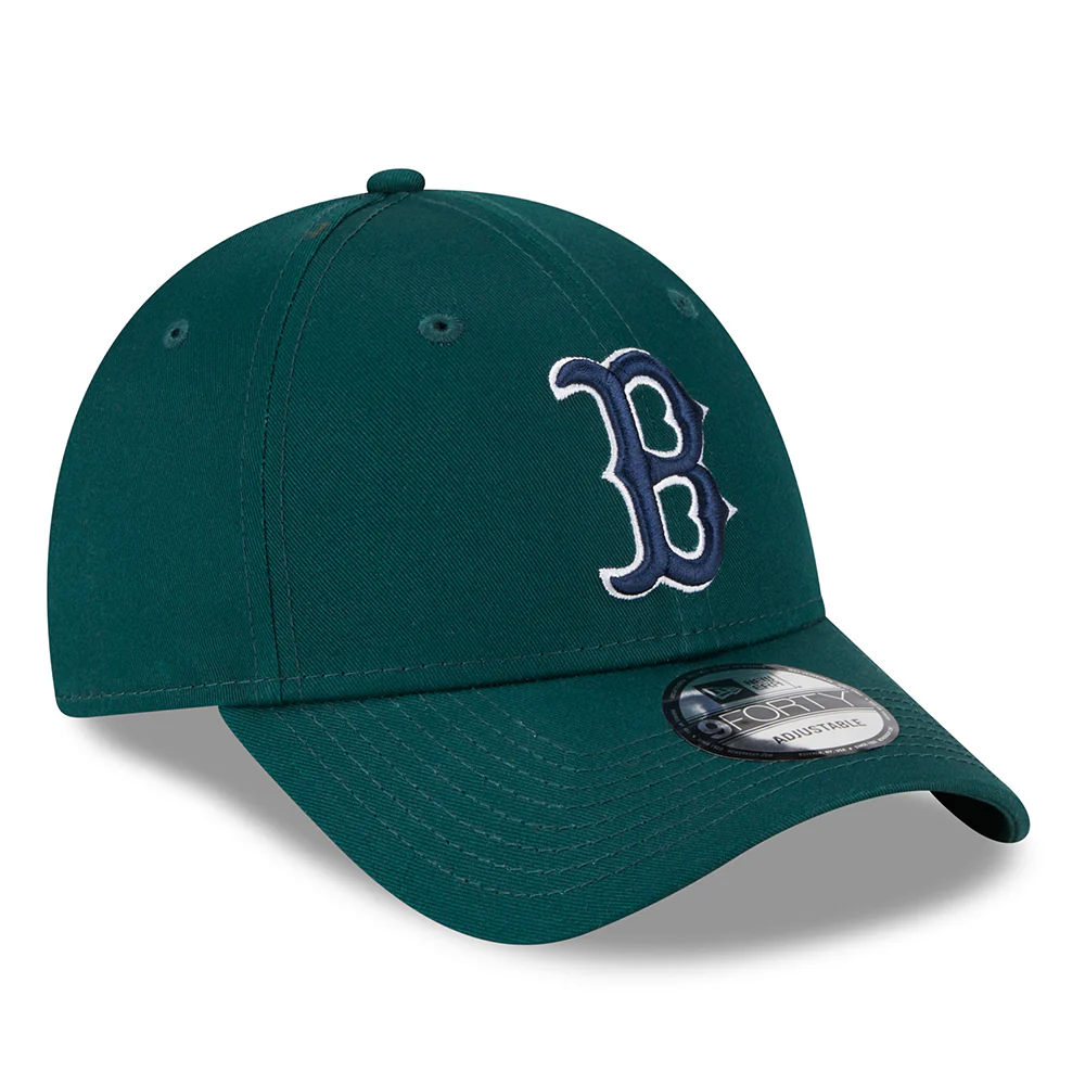 New Era 9FORTY Boston Red Sox Baseball Cap - MLB League Essential - Dunkelgrün-Marineblau - Image 3