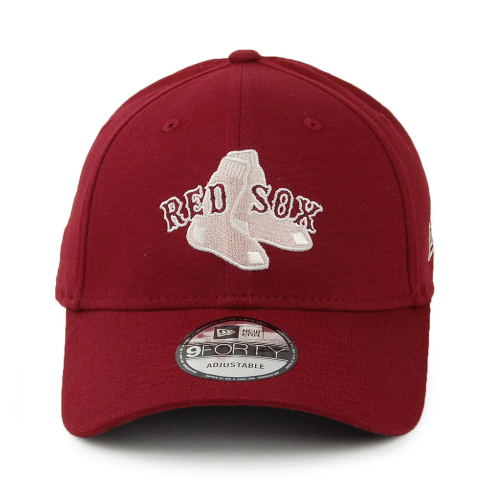 New Era 9FORTY Boston Red Sox Baseball Cap - Vintage MLB - Burgunderrot - Image 2