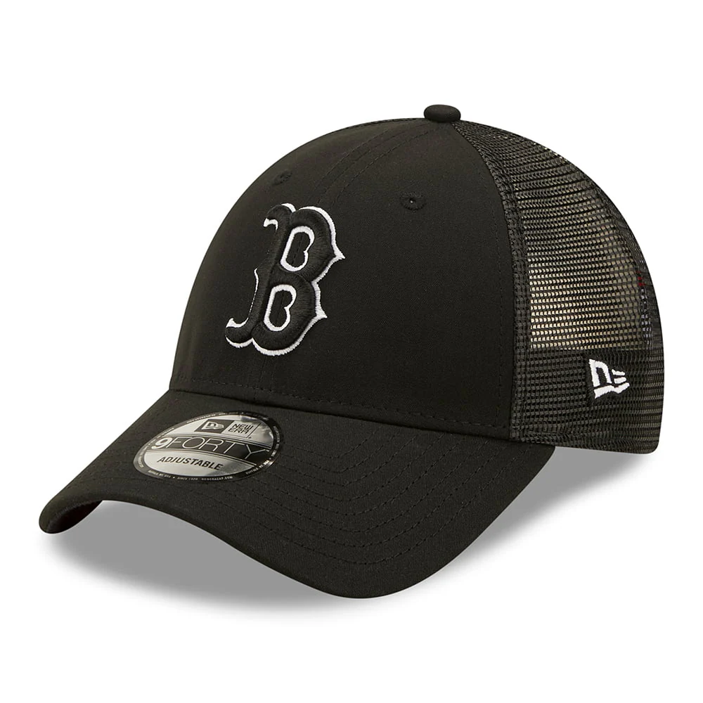 New Era 9FORTY Boston Red Sox Trucker Cap - MLB Home Field - Schwarz