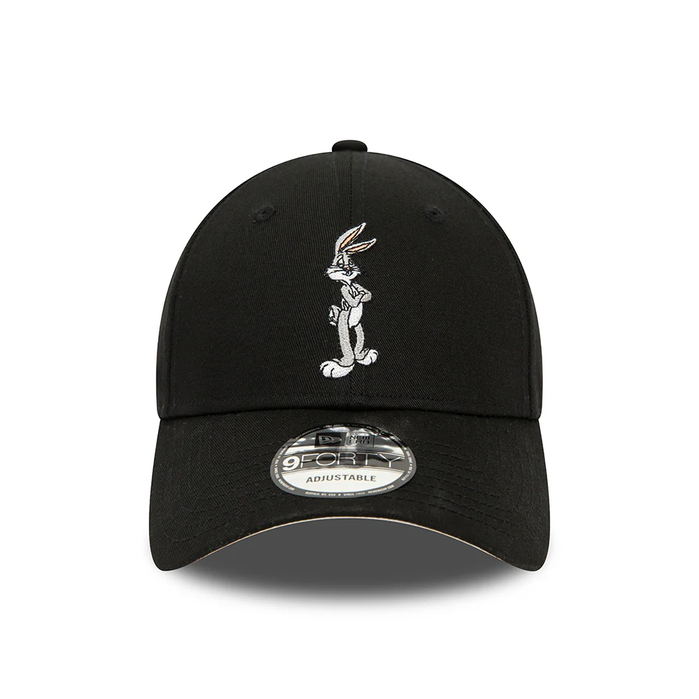 New Era 9FORTY Bugs Bunny Baseball Cap - Looney Tunes Character - Schwarz - Image 2