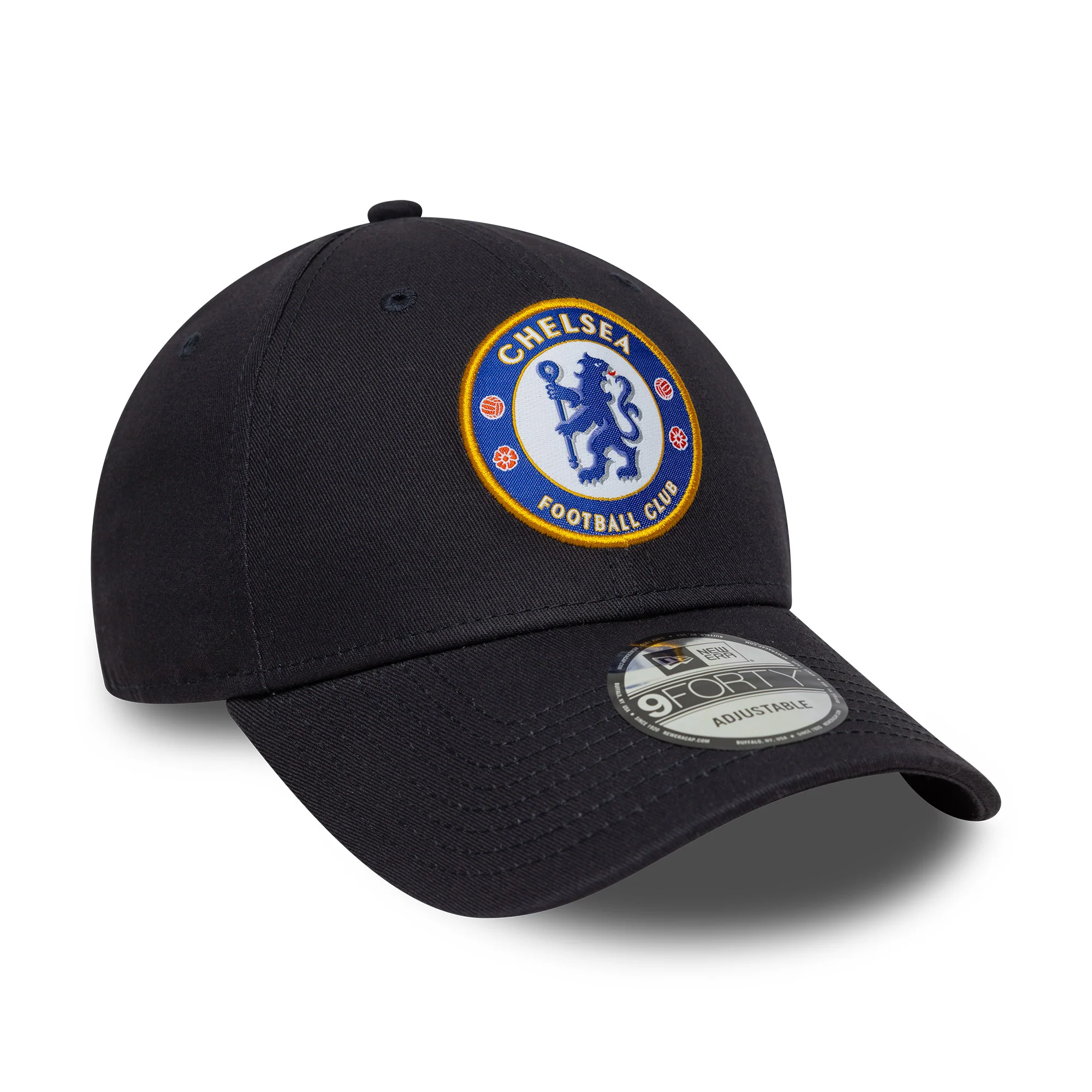 New Era 9FORTY Chelsea FC Baseball Cap - Core Lion Crest - Marineblau - Image 3