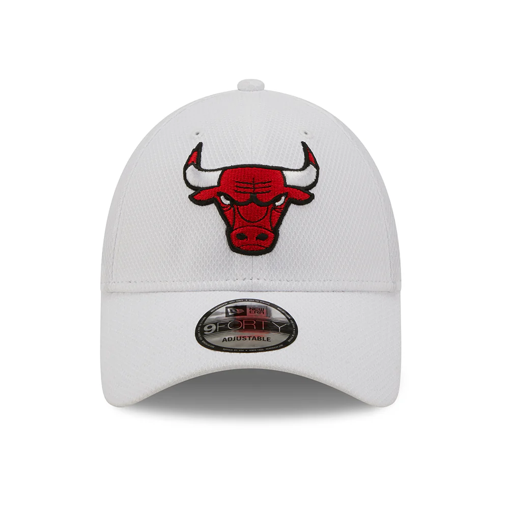 New Era 9FORTY Chicago Bulls Baseball Cap - NBA Diamond Era - Weiß - Image 2