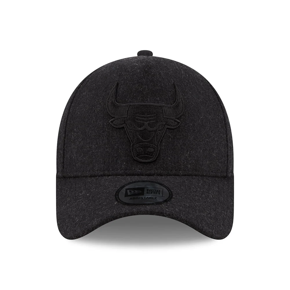 New Era 9FORTY Chicago Bulls Baseball Cap - NBA Melton E-Frame - Schwarz - Image 2