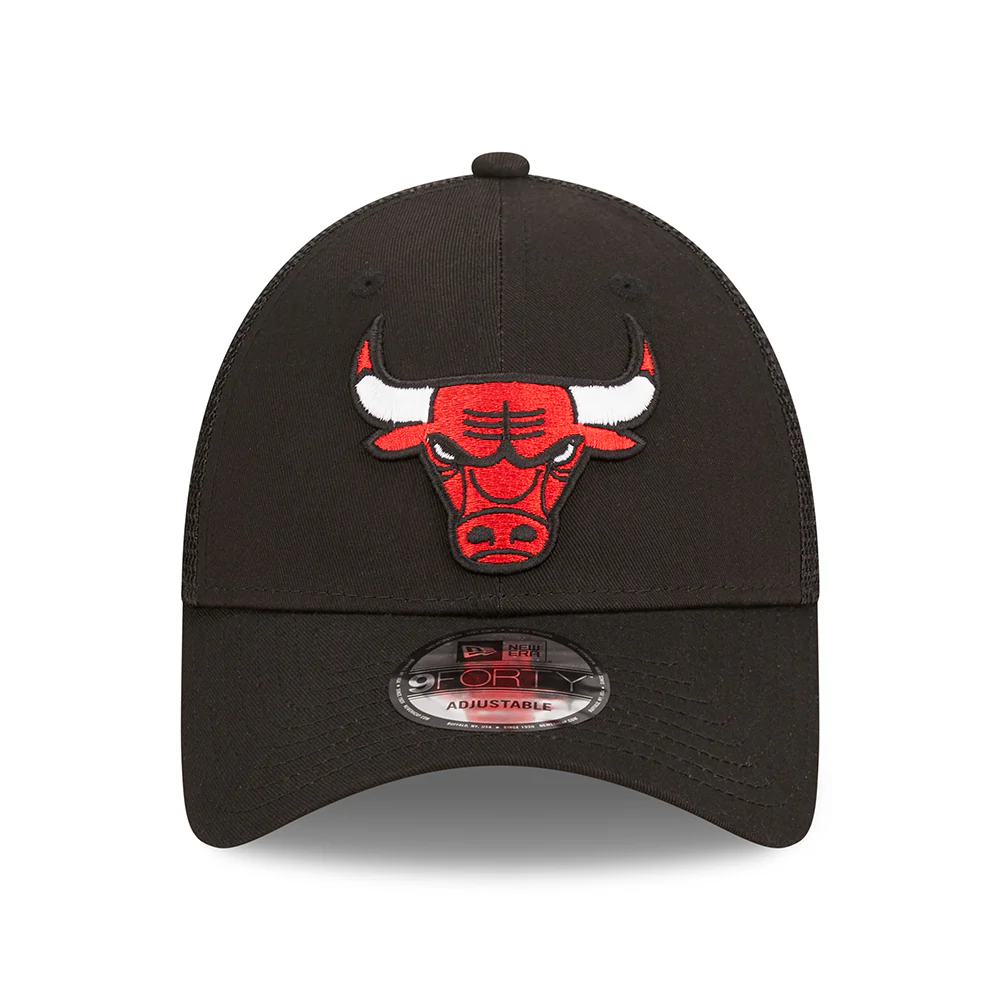 New Era 9FORTY Chicago Bulls Trucker Cap - NBA Home Field II - Schwarz - Image 2