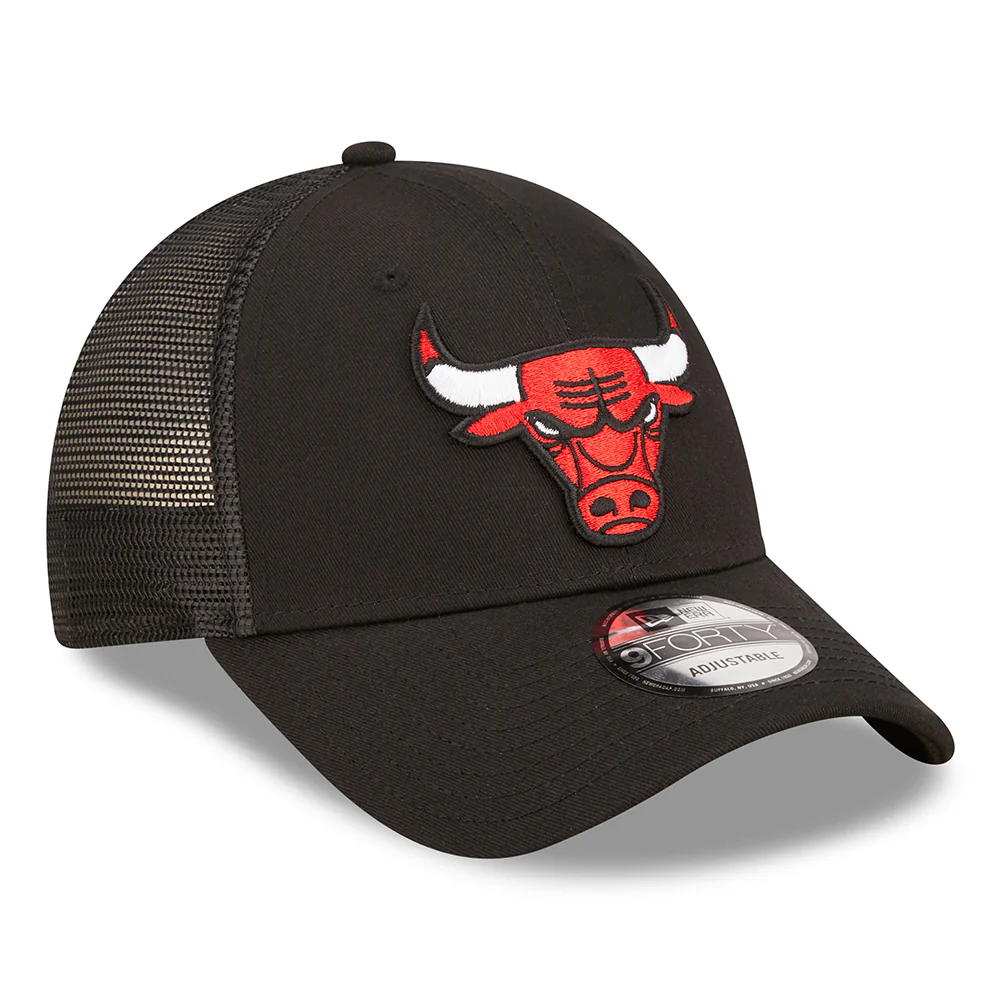 New Era 9FORTY Chicago Bulls Trucker Cap - NBA Home Field II - Schwarz - Image 3
