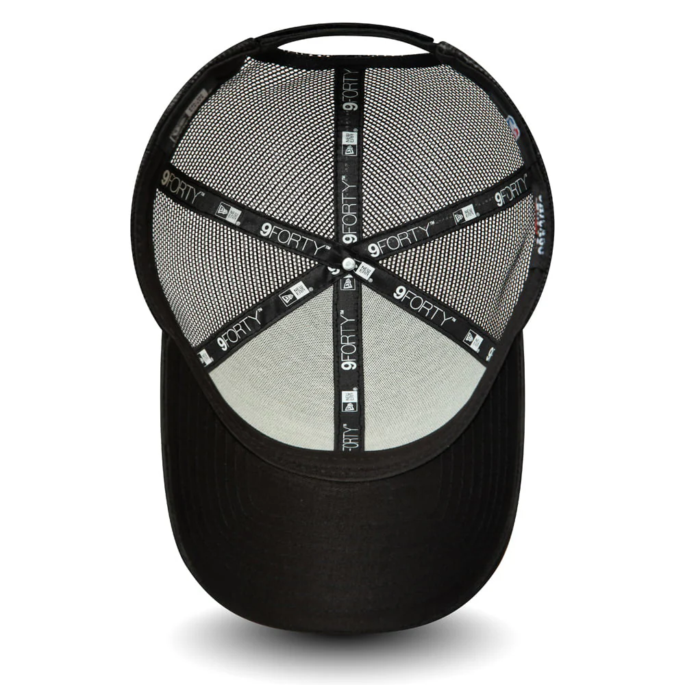 New Era 9FORTY Chicago Bulls Trucker Cap - NFL Home Field - Schwarz - Image 3